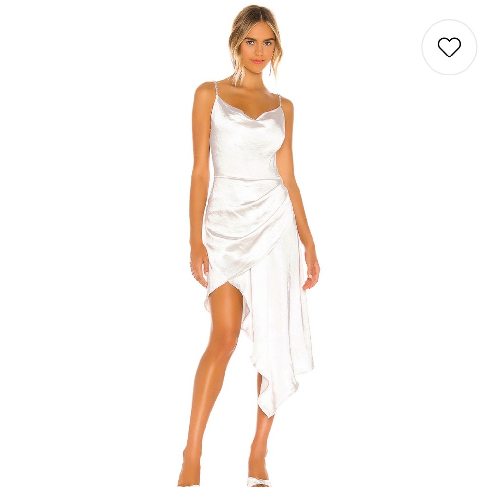 Elliatt White Asymmetrical Dress